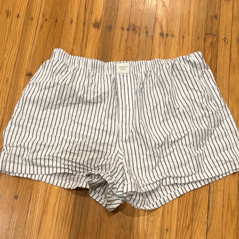 American Eagle Outfitters Striped Boxers - White and Black